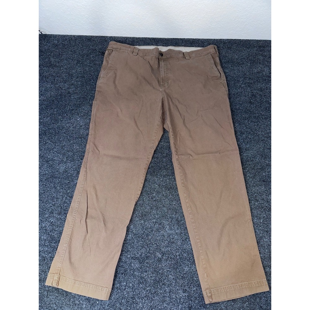 Columbia Sportswear Mens Regular Fit Utility Pants Brown 46x32 Cotton Stretch